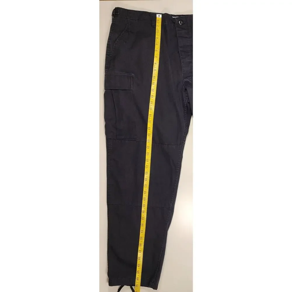 VTG Propper Combat Cargo Pants XL Regular‎ Black Military Tactical Cotton Poly